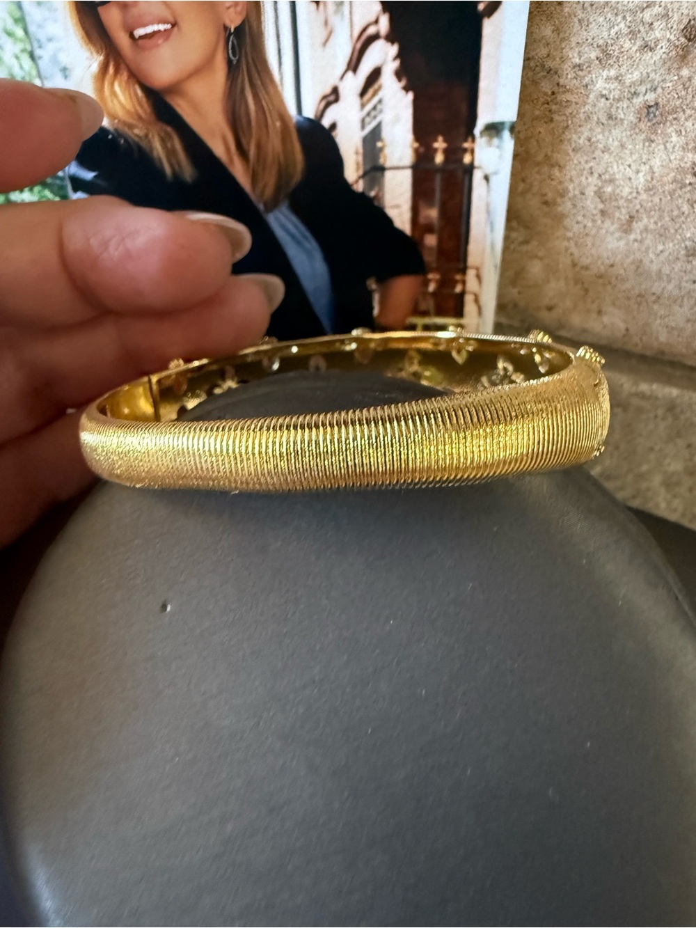 Freida Rothman Clover Bangle - Picture 3 of 5